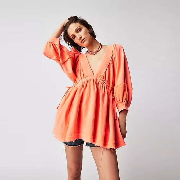 Free People Tops - Free People Feeling Cute Sweatshirt NWT
